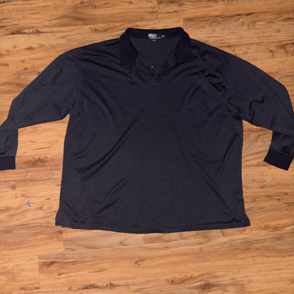 Polo by Ralph Lauren Dark Blue Long Sleeve Polo Shirt